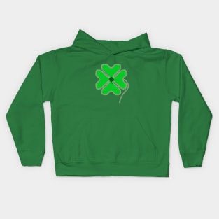 Lucky Clover Leaf Kids Hoodie